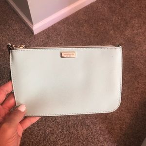 Light blue Kate Spade wristlet. Never used